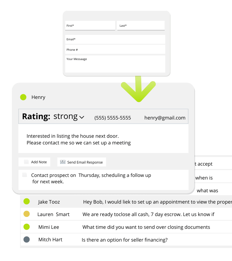 website lead generation form