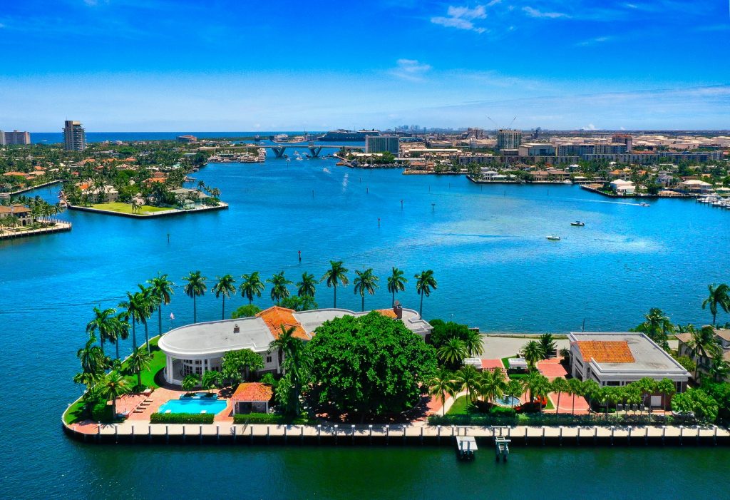 Drone picture of home